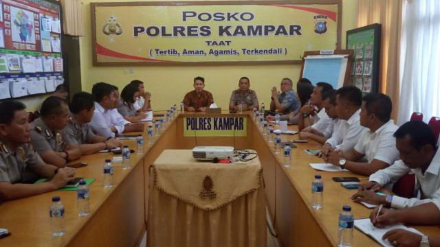 Kunker ke Polres Kampar, Kompolnas Sosialisasikan Fungsinya